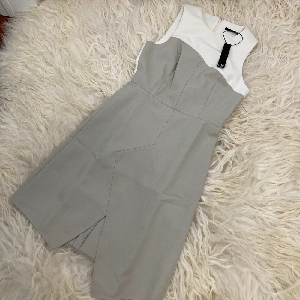 TIBI Crew Neck Mini Dress - Picture 4 of 10